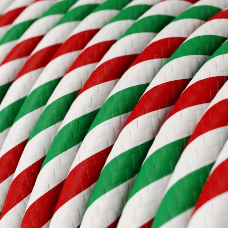 Câble décoratif textile à mètres homologué italian stamp