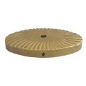 Support en laiton 129 mm diamètre x 75 mm avec une sortie