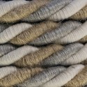 Câble tressé style rustique type jute épaisseur 16mm