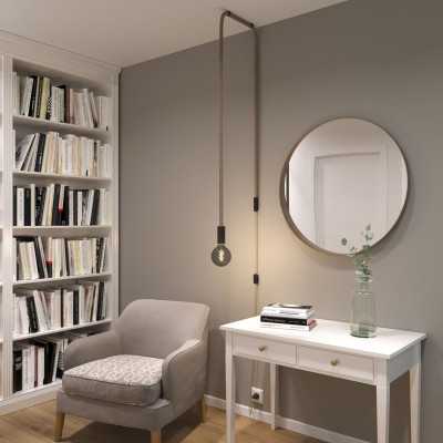 Câble tressé style rustique type lin épaisseur 24mm