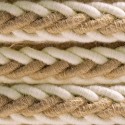 Câble tressé style rustique type lin épaisseur 24mm