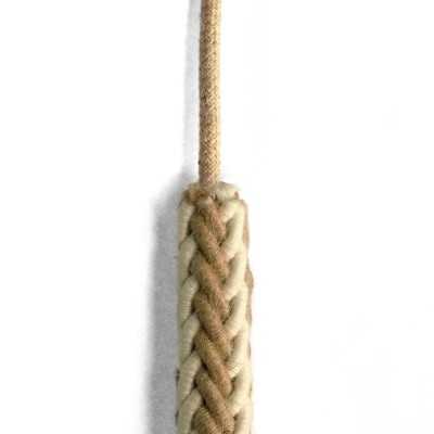Câble tressé style rustique type lin épaisseur 24mm