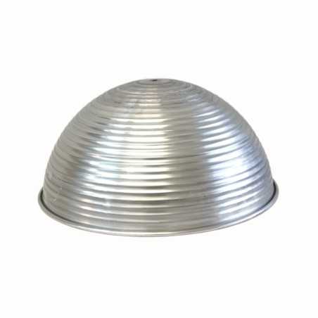Cloche ondulée en aluminium de 180 mm de hauteur sur 400 mm de diamètre