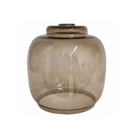 Cloche en verre de couleur fumée 250mm x 265mm