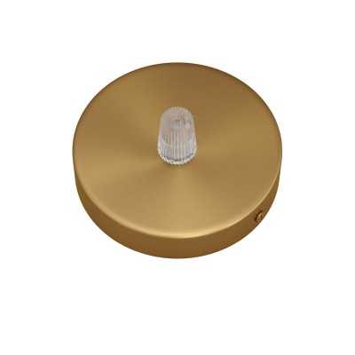 Mini rosace métallique 83 mm pour luminaires | ACCESSOIRESPOURLAMPES.FR