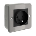 Boîte prise française tubes flexibles Ø20 mm | Accessoires Lampes