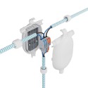 Accessoire en T pour réaliser des descentes en guirlandes
