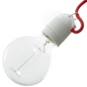 Douille E27 porcelaine double entrée crochet | Accessoires Pour Lampes