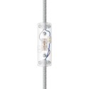 Interrupteur à bascule cylindrique unipolaire avec terre | AccessoiresPourLampes.fr