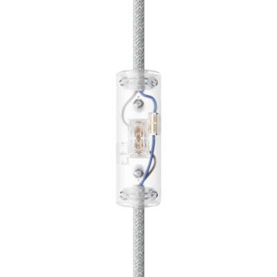 Interrupteur à bascule cylindrique unipolaire avec terre | AccessoiresPourLampes.fr