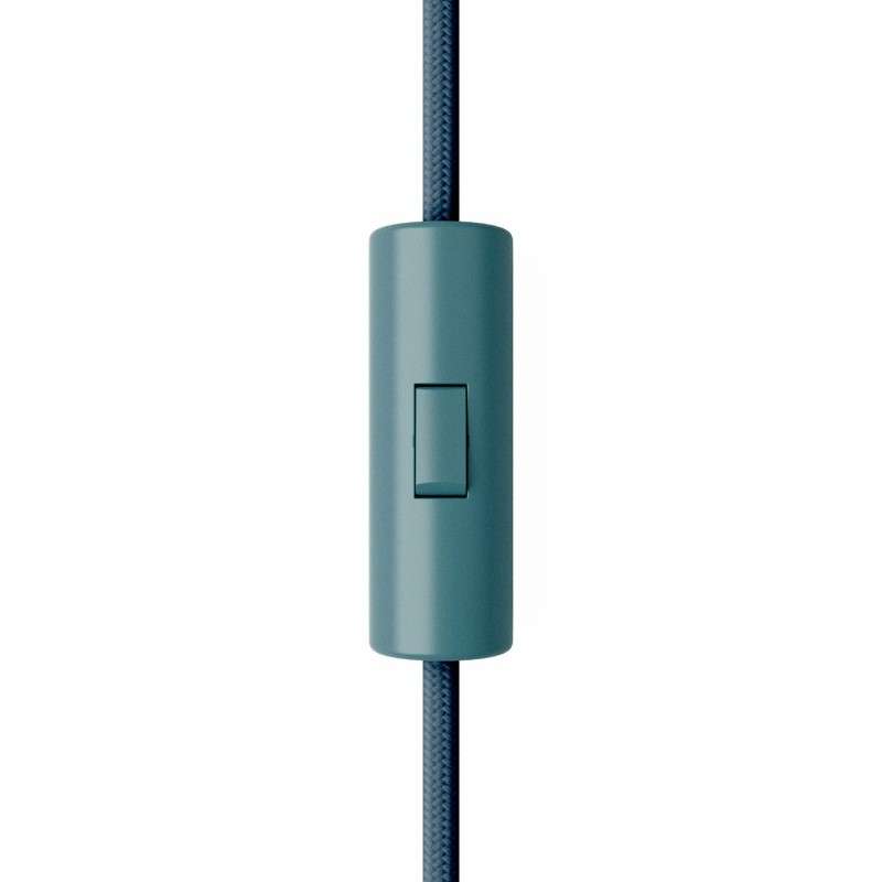 Interrupteur unipolaire basculant cylindrique avec prise de terre