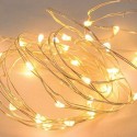 Guirlande lumineuse à pile 50 LED grain de riz lumière