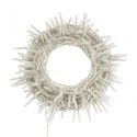 Guirlande lumineuse de 100 LED chaudes en cascade de 6,5 mètres, lumière fixe, câble transparent.