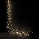 Cascade de 1000 LED fixes, lumière chaude, et de 200 cm de longueur.