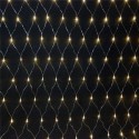 Réseau de 100 LEDs lumière froide, câble vert, programmable 200x50