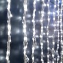 Rideau de 768 LED de lumière froide extérieure avec effet pluie 200 x 150