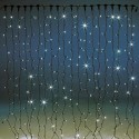 Guirlande lumineuse de 256 LED chauds, extensible, câble vert, 160x150 cm