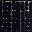 Rideau de 256 LED froids clignotants IP44 blanc froid 200x150