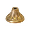 Couvercle de pied fini en bronze de 60 mm de diamètre pour lampes