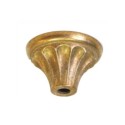Couvercle de pied fini en bronze de 60 mm de diamètre pour lampes