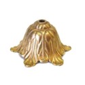 Accessoire en bronze décoré en relief de 120 mm pour lampes