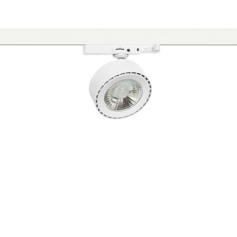 Projecteur LED triphasé 20W 3500lm, température de couleur de 3000K.