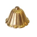 Accessoire en bronze en relief de 105 mm décoré pour lampes.