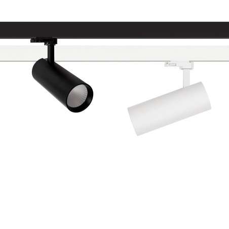 Projecteur LED triphasé 30W et 3000lm 38º avec sélecteur de tonalité