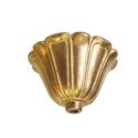 Accessoire en bronze en relief de 105 mm décoré pour lampes.