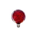Ampoule LED décorative E27 3W G125 rouge