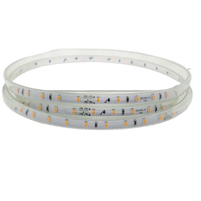 Rouleau 5 mètres bande LED 24V ouverture 120º réglable pour l'extérieur IP65