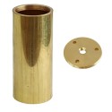 Tube en laiton de 135mm de hauteur x 60mm de diamètre + couvercle