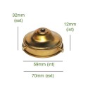 Porte-ballons en laiton 59mm x 12mm avec vis