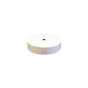 Support en métal de couleur noire de 140mm de diamètre x 25mm avec une sortie
