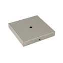 Support en fer carré de 120mm x 120mm x 20mm avec une sortie