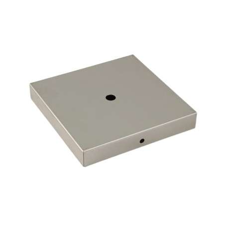 Support en fer carré de 120mm x 120mm x 20mm avec une sortie