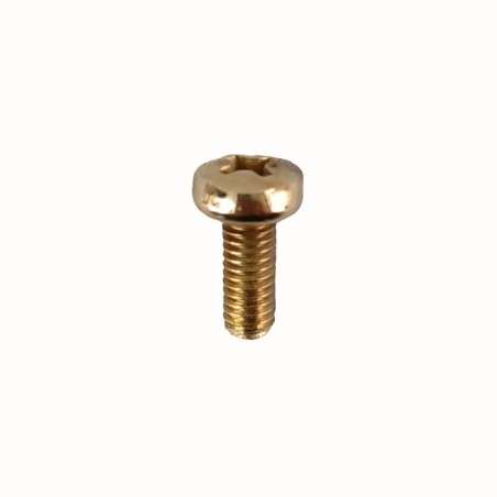 Vis à tête étoilée dorée pour lampes M4 x 10mm