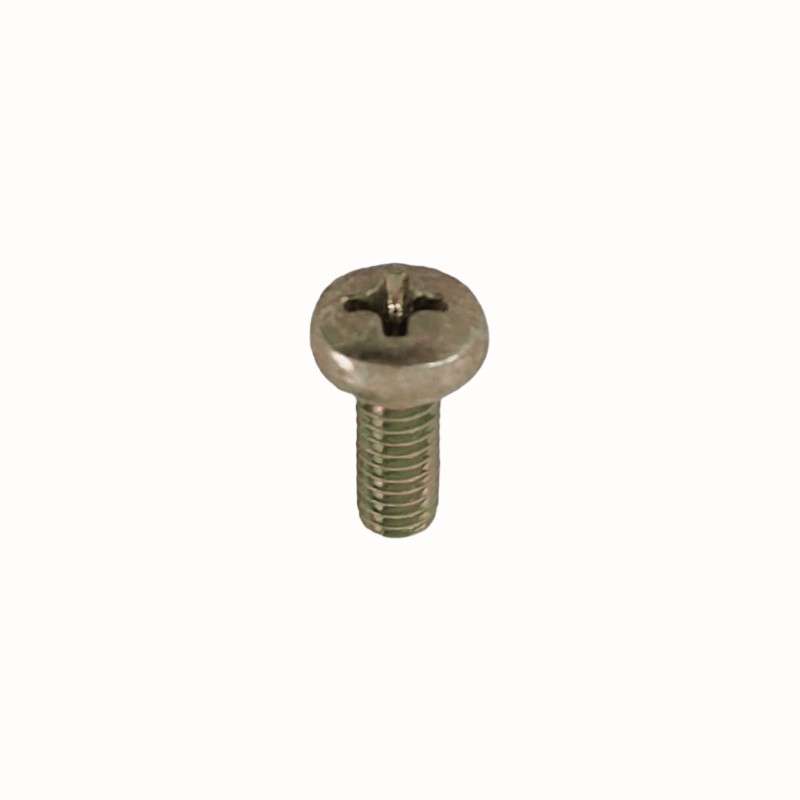 Vis pour lampes M4 x 10mm avec tête en forme d'étoile et de couleur bichromatée.