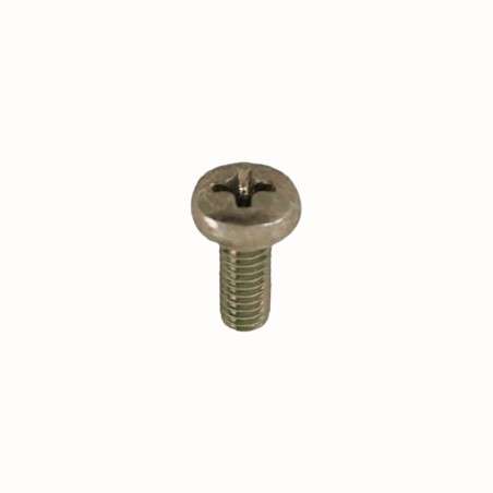 Vis pour lampes M4 x 10mm avec tête en forme d'étoile et de couleur bichromatée.