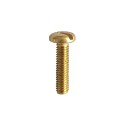 Vis sans tête en laiton pour lampes M4 x 16mm avec tête à fente