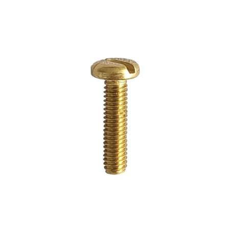 Vis sans tête en laiton pour lampes M4 x 16mm avec tête à fente