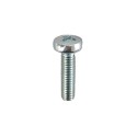 Vis pour lampes M4 x 15mm chromée avec tête en forme