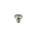 Vis pour lampes M4 x 5mm chromée avec tête en forme d'étoile.