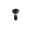 Vis pour lampes M4 x 10mm avec tête en étoile et de couleur noire