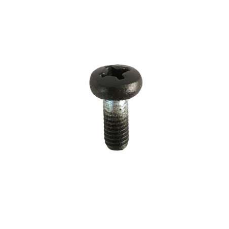 Vis pour lampes M4 x 10mm avec tête en étoile et de couleur noire