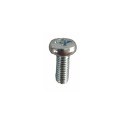 Vis pour lampes M4 x 10mm, tête en étoile et couleur zinc