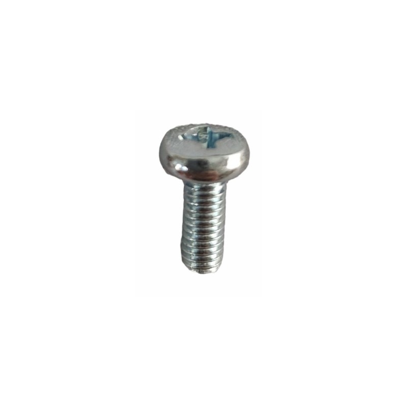 Vis pour lampes M4 x 10mm, tête en étoile et couleur zinc