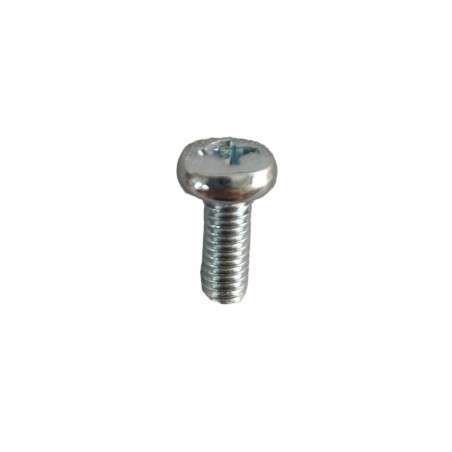 Vis pour lampes M4 x 10mm, tête en étoile et couleur zinc