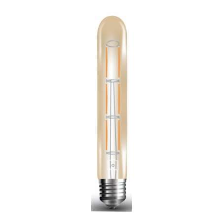 Ampoule tubulaire à filament ambre E27 6W 600lm