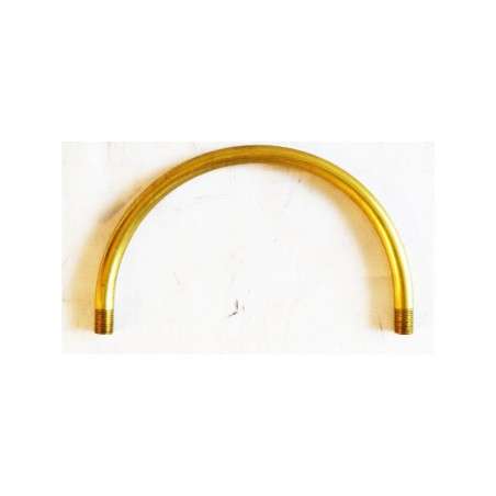 Tube en laiton Ø10mm type arc 80 mm x 160 mm extrémités M10100 laiton